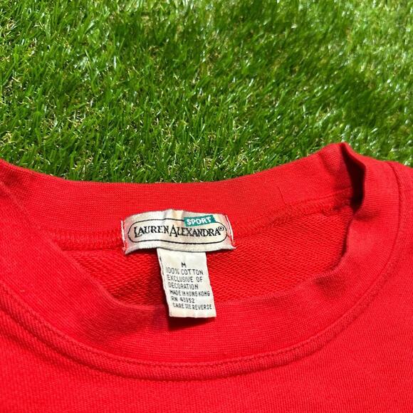 Vintage Lauren Alexandra Sport Card Suits Crewneck - Picture 3 of 4